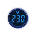 Digital Current and Voltage Ammeter, Circular LED Display, EU Plug, Digital LED Display, Electrical Instruments Whatever the Treasure