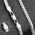 20-60cm 925 sterling Silver luxury brand design noble Necklace Chain For Woman Men Fashion Wedding Engagement Jewelry Vera Lux
