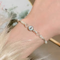 VENTFILLE 925 Silver Double Layer Pearl Bracelet for Women Girl Design Bead Korean Jewelry Dropshipping Vera Lux
