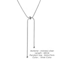 SUNIBI Fashion Stainless Steel Necklace for Woman Personality Infinity Cross Pendant Gold Color Necklaces on Neck Women Jewelry Vera Lux