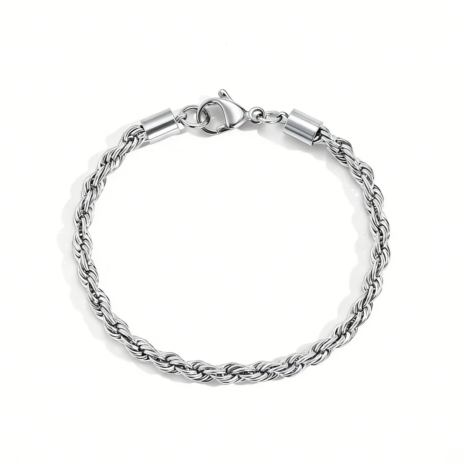 Twisted Rope Chian Bracelet for Woman Hip Hop Punk Gold Color Stainless Steel Gold Color Necklace Fashion Jewelry Gift Vera Lux