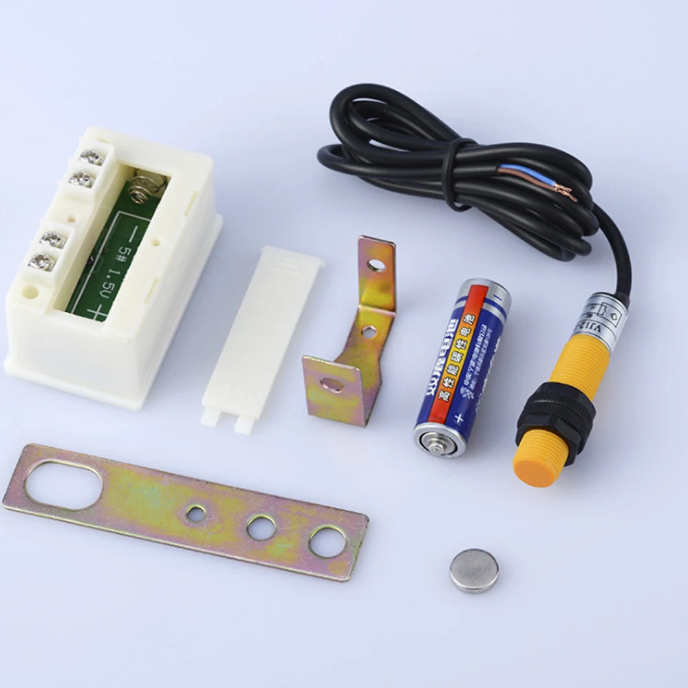 Electronic digital 5 display counter proximity Industrial magnetic sensor switch punch counter automatic induction counter meter Whatever the Treasure