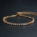 Fine Silver Bracelet Elegant Zircon Tennis Crystal Chain for Women lady Fashion Noble Engagement Wedding Glam Vera Lux