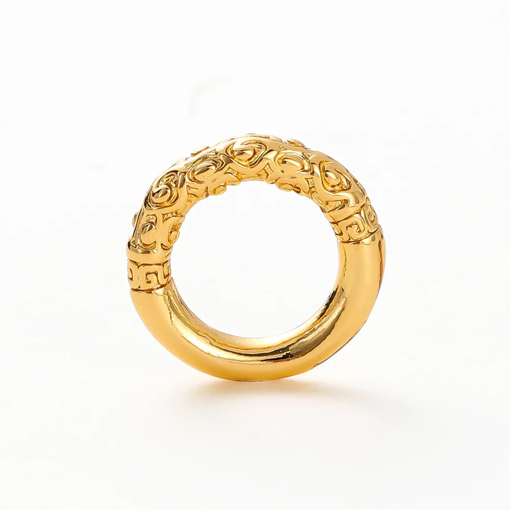 10pcs/lot 18K Gold Plated Large Round Metal D Ring Buckles Clasp Web For Leather Belt Bags Garment DIY Crafts Jewelry Making Vera Lux