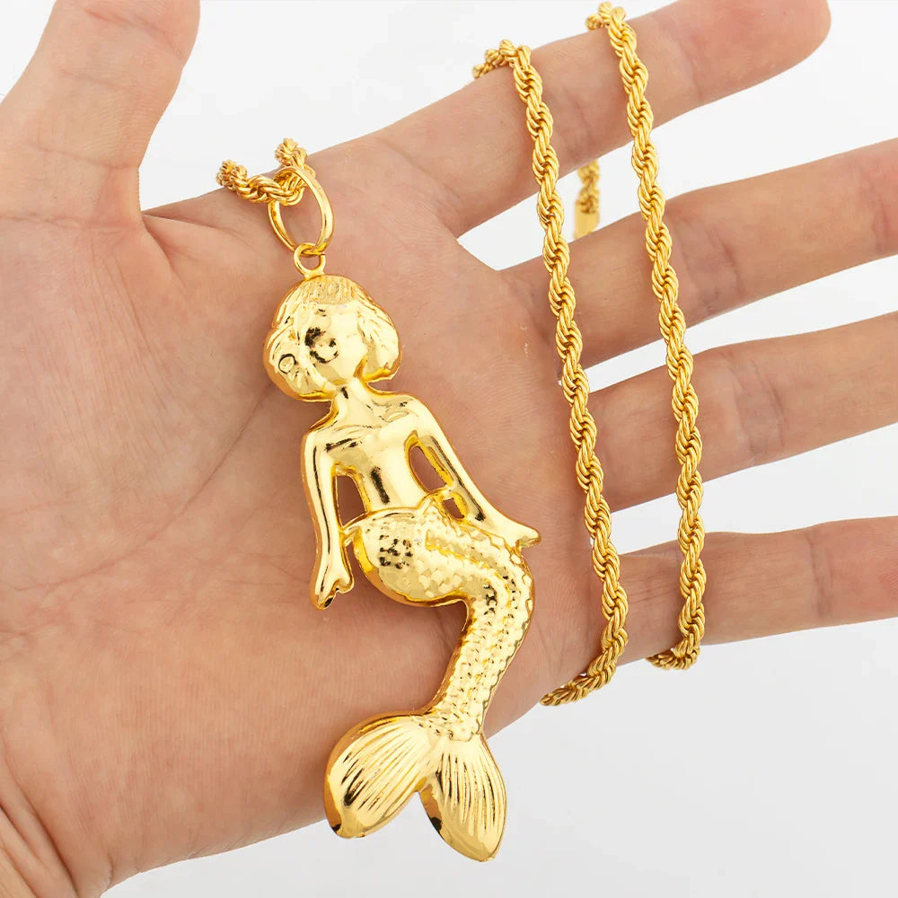 Dubai Gold Color Pendant  Hip Hop Personality style for Men Women Minimalist Jewelry Party Jewelry Birthday Gifts Vera Lux