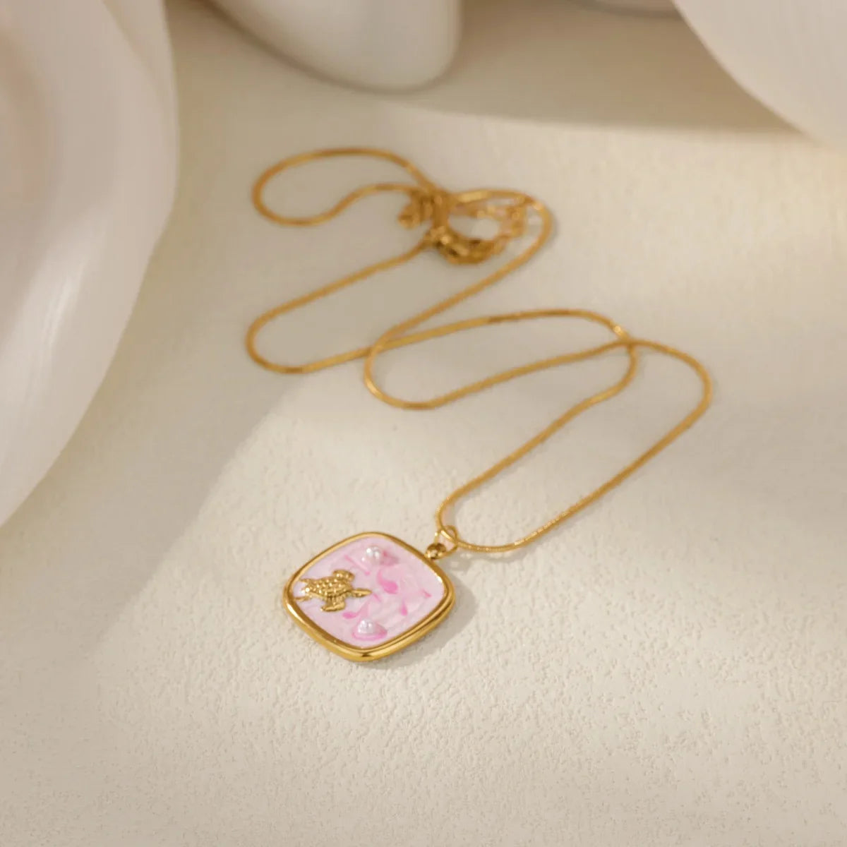 Starfish Shell Conch Pendant Necklaces For Women Gold Color Stainless Steel Chain Choker Trendy Summer Beach Party Jewelry Gift Vera Lux
