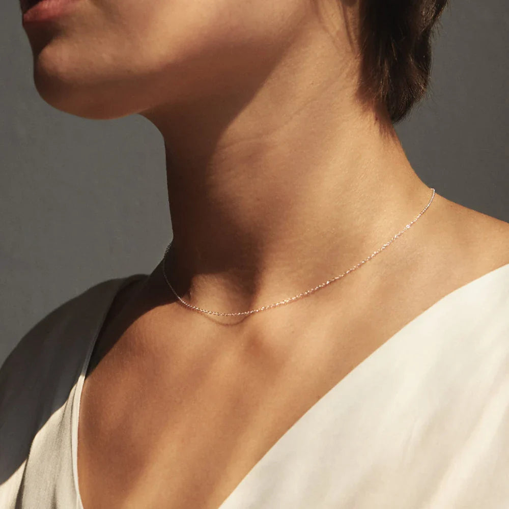 Fine Chain Necklace Stainless Steel Gold Color Pendants Short Long Statement Women Colar Gift Stainless Steel Jewelry Wholesale Vera Lux