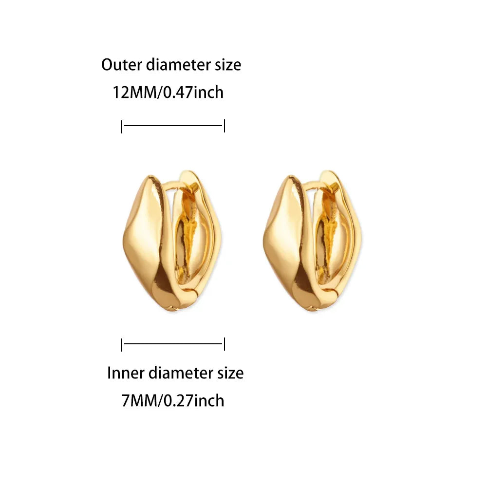 Geometric Hook Earrings For Women Stainless Steel Gold Color Jellyfish Dangle Drop Earrings 2025 Trend Piercing Wedding Jewelry Vera Lux