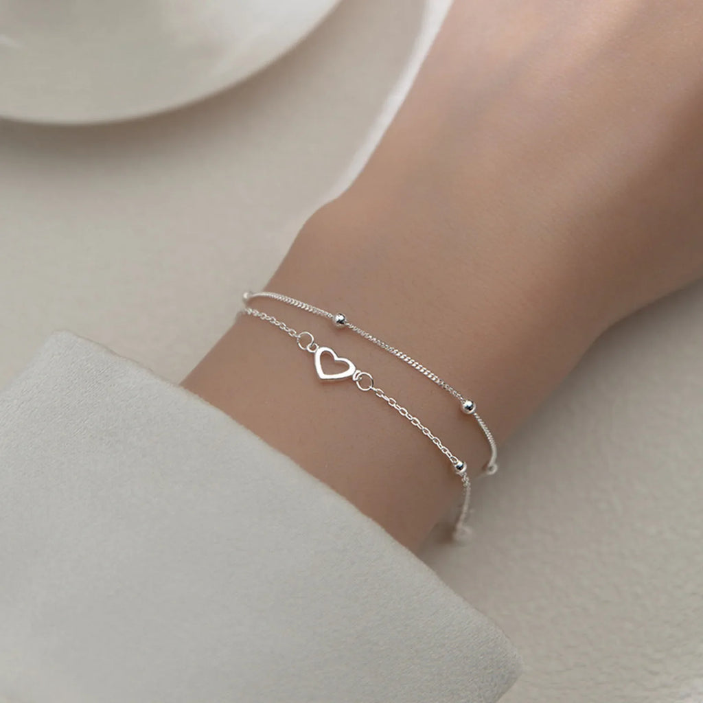 925 Silver Diamond-Studded Butterfly Bracelet Women's Fashion Temperament Flower Adjustable Bracelet Vera Lux