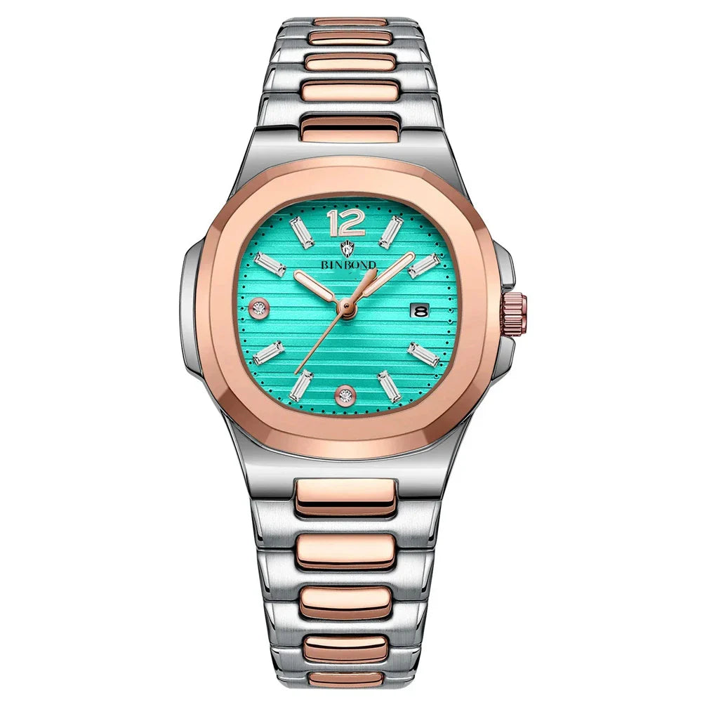31mm New Digital Fashion Quartz Wristwatches Ladies Watches For Woman Luxury Small Gold Diamond Watch Women Clock Reloj Muje Vera Lux