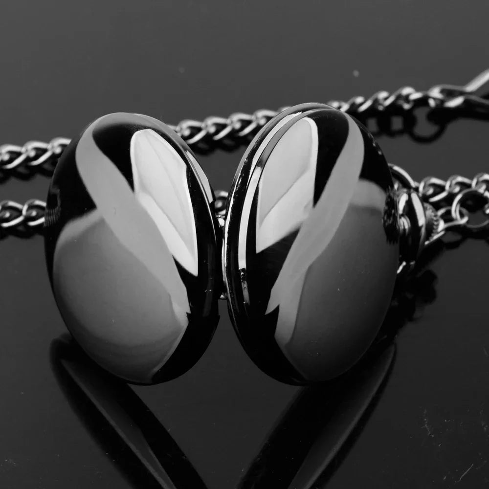Fashion 37CM Fob Chain Smooth Steel Quartz Pocket Watch Vintage Roman Nmber Dial Pendant Fob Watch Gifts Clock Vera Lux