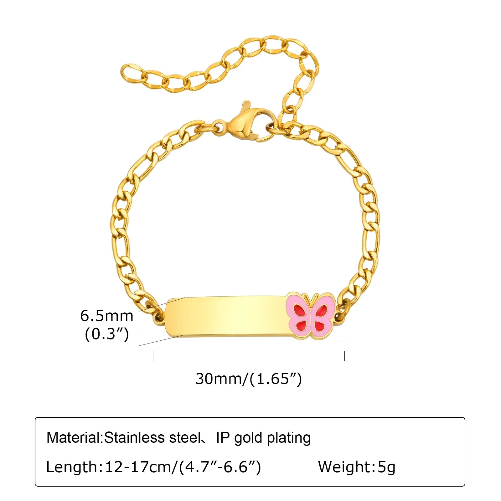 Personalized Name Bracelet for Girl Boy Child, Adjustable Braided Rope Custom ID Tag Bracelet, Engrave Birthday Christmas Gift Vera Lux