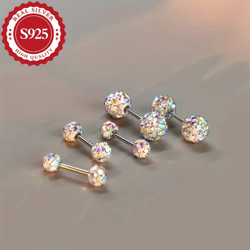 S925 Silver Stud Earrings for Women, Penguin Shape, Party Accessories Vera Lux
