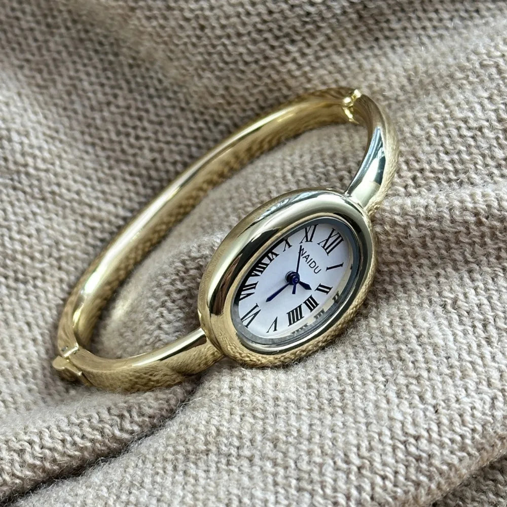 Famous Brand Bracelet Watch Stainless Steel Strap Gold Watch Fashion Small Dial Ladies Girl Gift Wristwatches Relojes Para Mujer Vera Lux