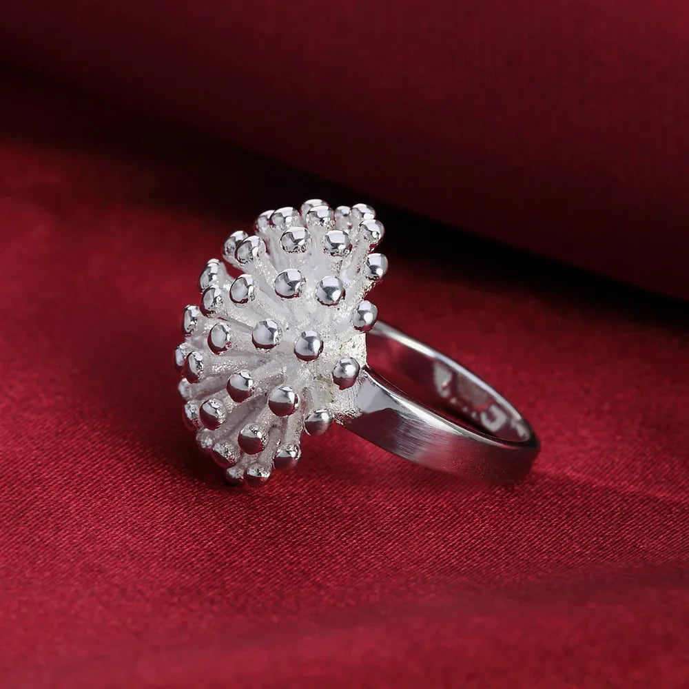 925 Sterling Silver Engagement Rings For Women Ladies Vintage Luxury Fine Jewelry Accessories Gifts Jewellery Vera Lux