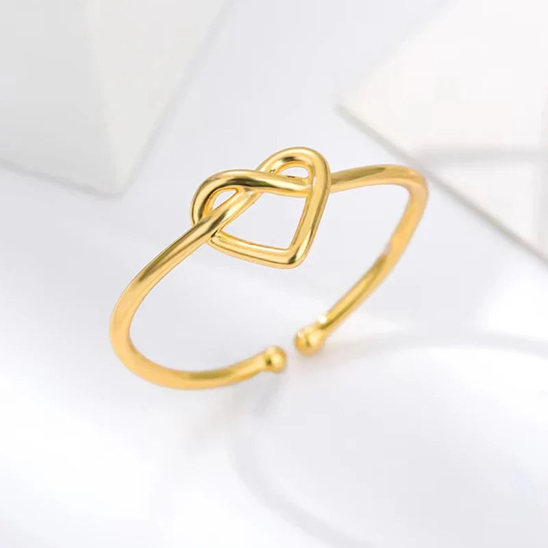 Anti-Stress Rotating Beads Rings for Women Men Gold Color Stainless Steel Double Smooth Beads Finger Ring Party Jewelry Gift Vera Lux