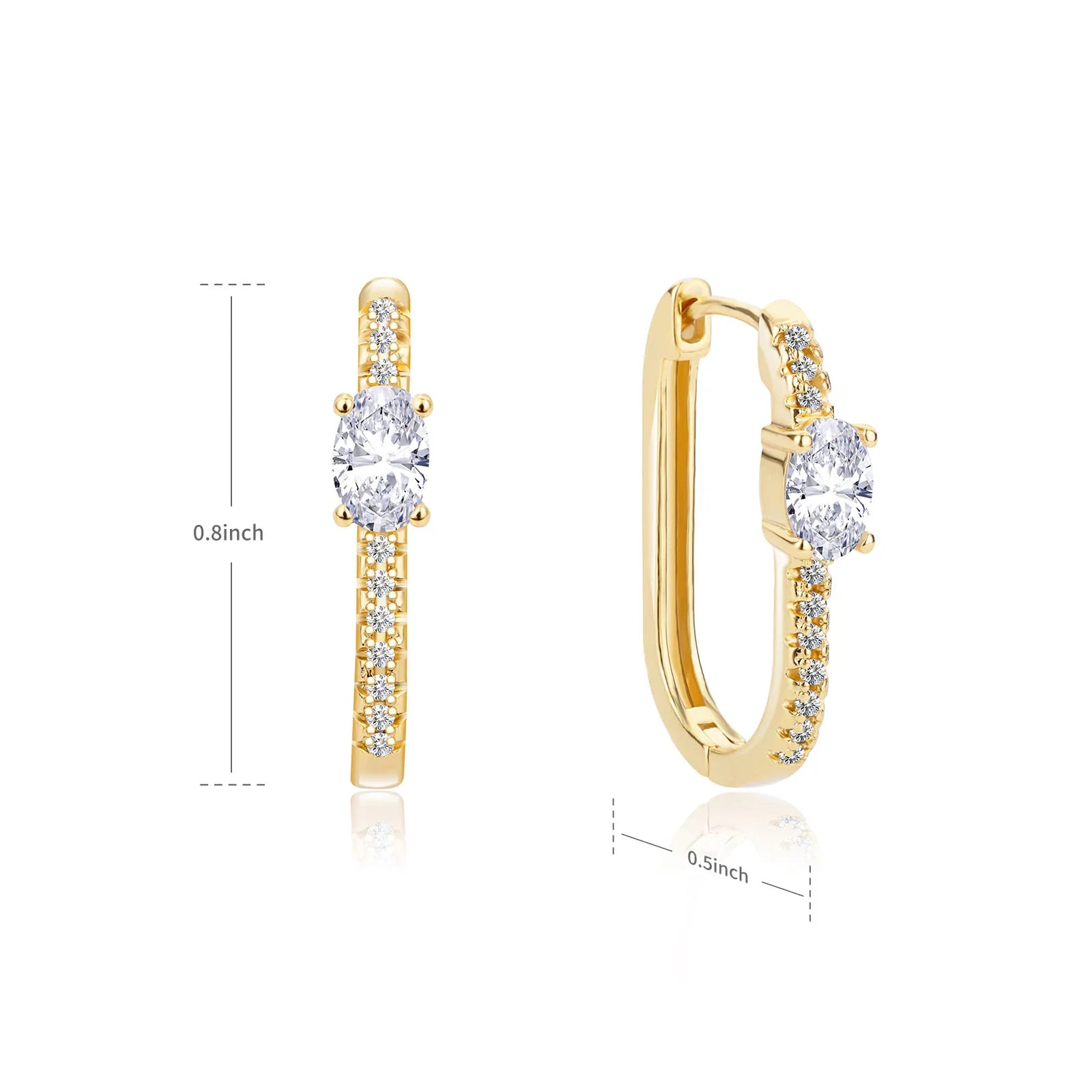 Minimalist Zircon Round Earring For Women Stainless Steel Irregular Earring Fashion Party Wedding Jewelry Gift Bijoux Femme 2022 Vera Lux