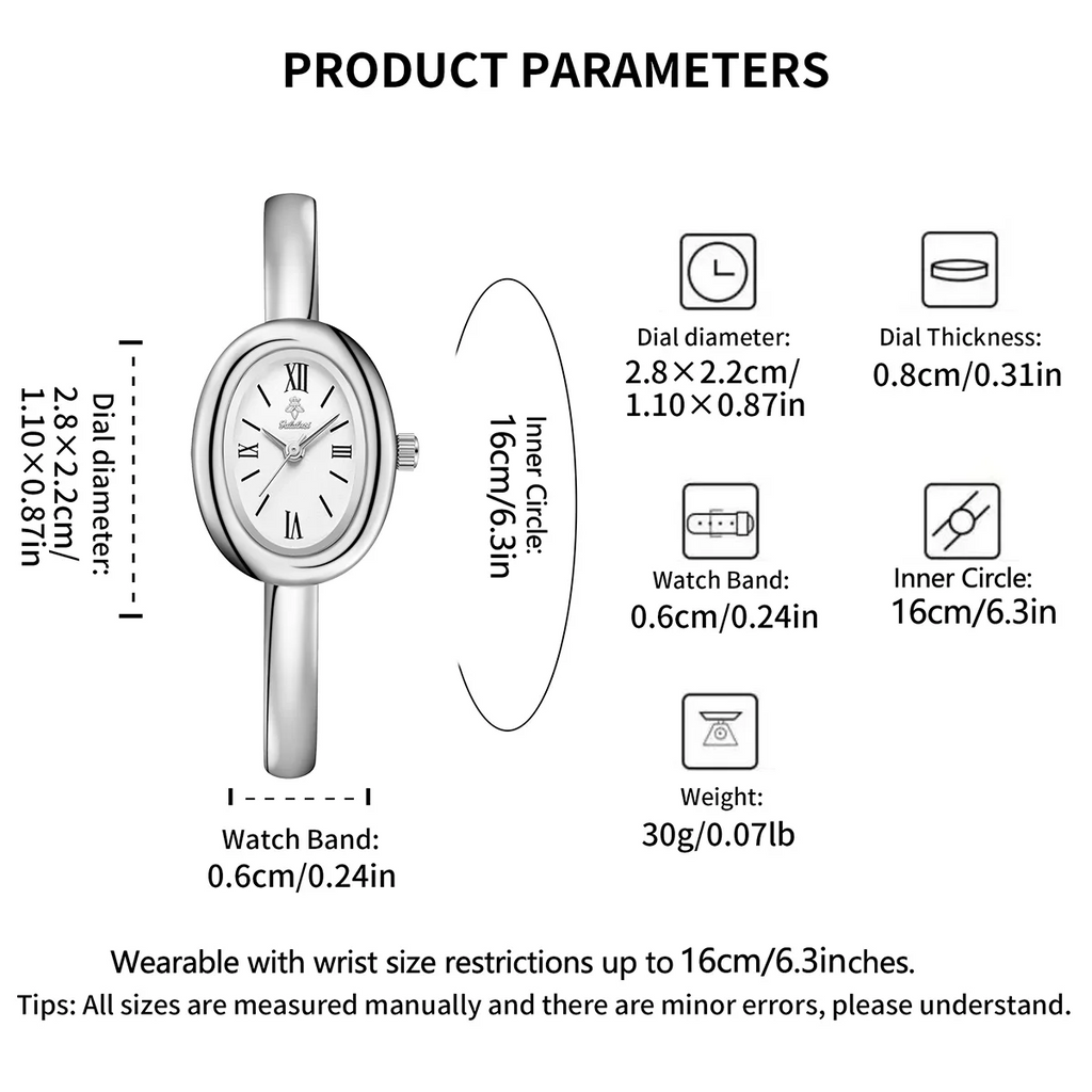 YaLaLuSi Brand Luxury Quartz Water-Resistant Wristwatch with Minimalist Design, Comes with Gift Box—Perfect Gift for Women Reloj Vera Lux
