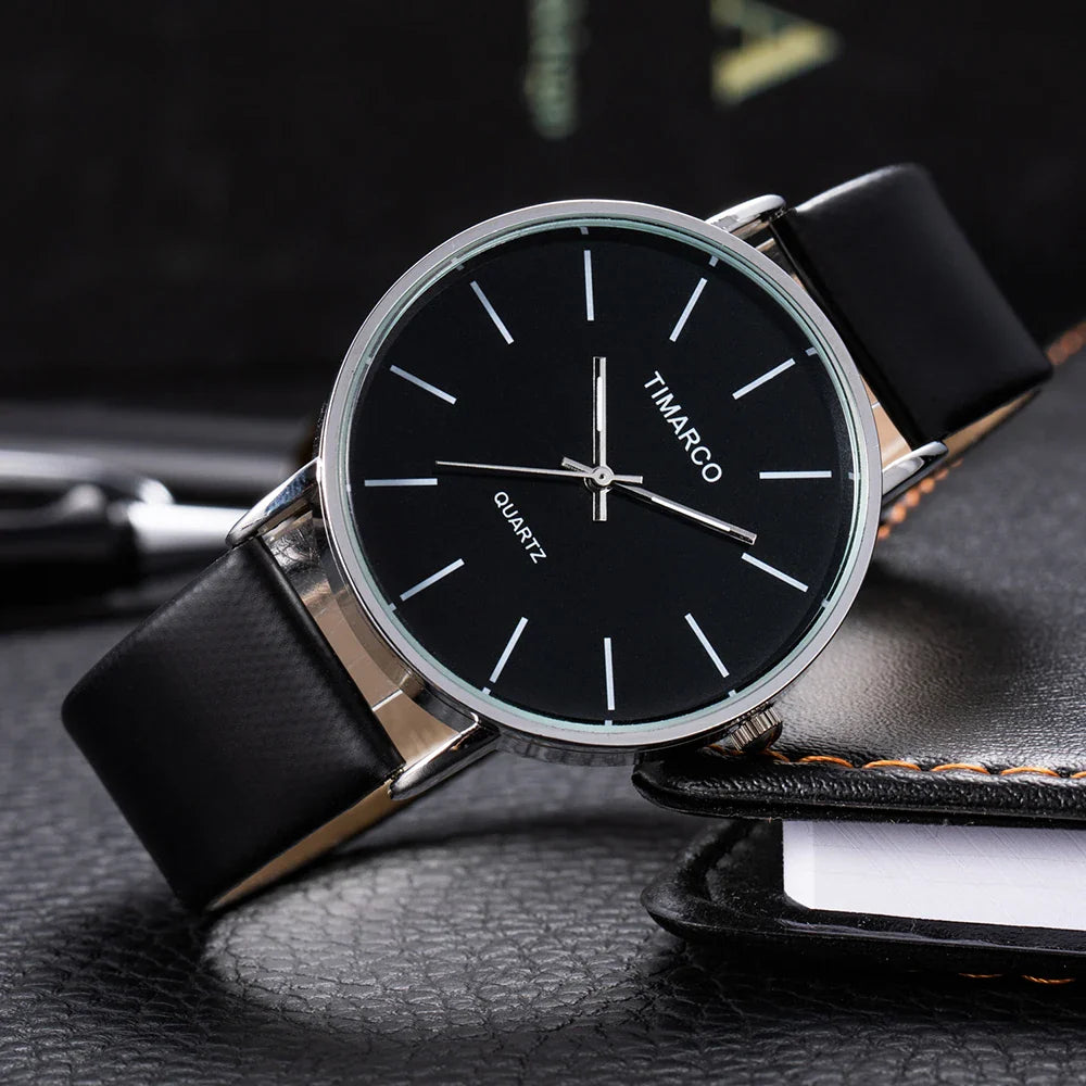 Luxury Women Watches 2025 New Stylish Silver Minimalist Business Ladies Quartz Watch Breathable Leather Steel Clock Reloj Mujer Vera Lux