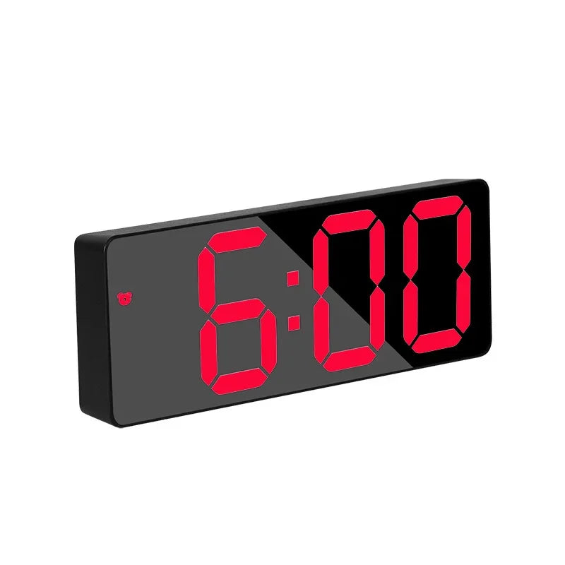 Electronics LED Alarm Clock Digital Children's Electronic Alarm Clock Bedside Table Desk Decorating Tabletop Desktop Clocks Home Whatever the Treasure