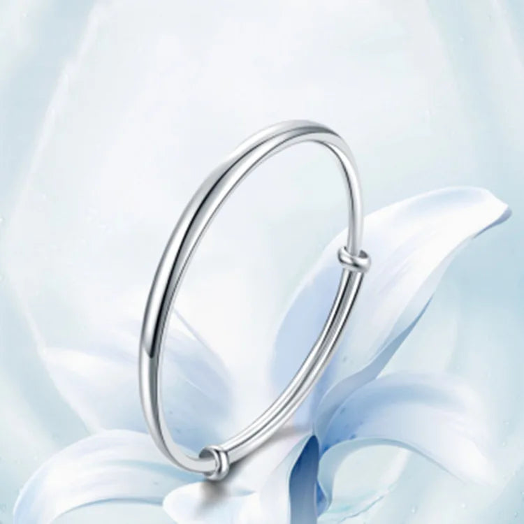 925 Sterling Silver Polishing Charm Bracelets Bangles For Women Elegant Jewelry Accessories Wholesale Jewellery Argent 925 Vera Lux