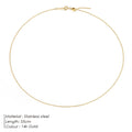 eManco Adjusta Long Layered Pendant Necklace  Stainless Steel Necklace Chocker Necklaces for Women Fashion Jewelry YX26925 Vera Lux