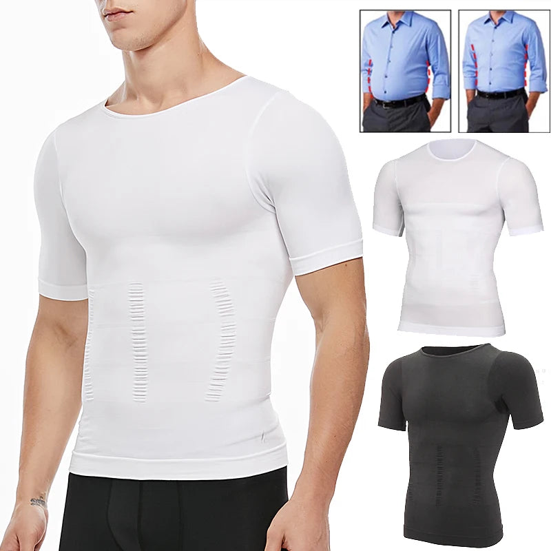 Men Slimming Body Shaper Belly Control Shapewear Man Shapers Modeling Underwear Waist Trainer Corrective Posture Vest Corset Whatever the Treasure