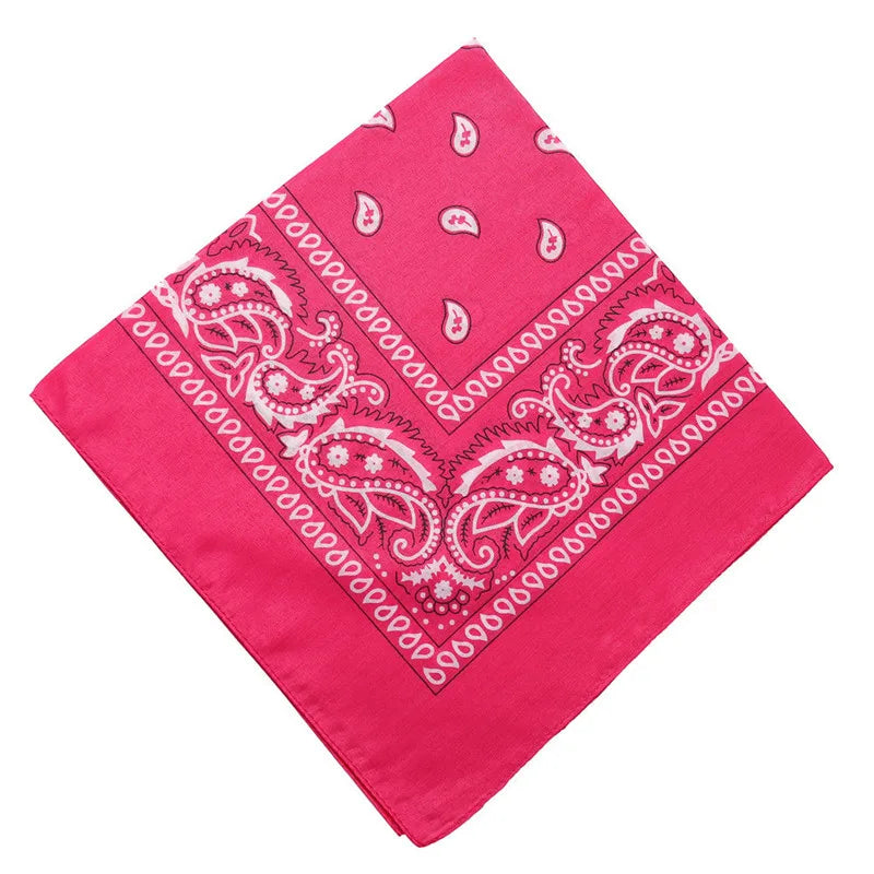 Hip Hop Women Bandana Scarf Girls Kids Punk Square Bandanas Headwear Fashion Bohemian Head Scarf Headbands Hair Accessories 2024 Vera Lux