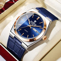 New Casual Business Fashion Quartz Wristwatches Movement Silver Clock Men Luxury Watch Automatic Watches Mens Gifts Reloj Hombre Vera Lux