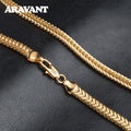 925 Silver 18K Gold Necklace Chains For Men Women Fashion Jewelry Accessories Vera Lux