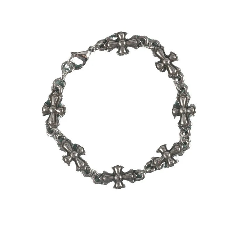 Fashion Personalized Gothic Cross Bracelet for Men Women Vintage Hip Hop Rock Party Gift European and American trends Vera Lux