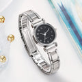 Fashion Women Watches Small Arabic Dial Steel Band Ladies Quartz Watch Vera Lux