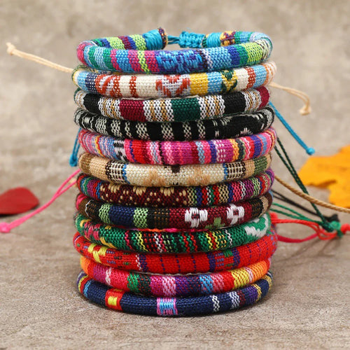 12Pcs Bohemian Surfer Beach Bracelet Set Men & Women Braided Boho Summer Bracelets Handmade Festival Jewelry Accessories Vera Lux