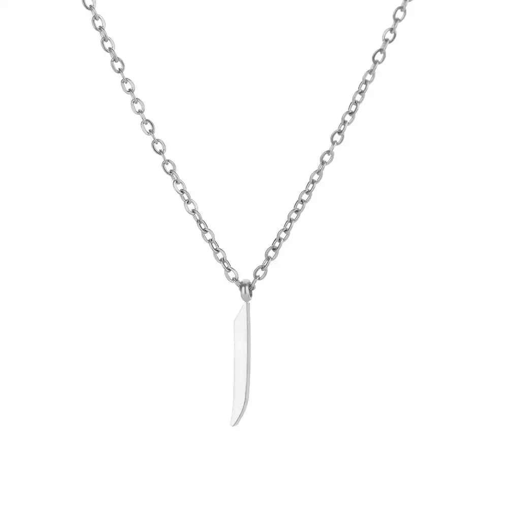 Arabic Letter Name Pendant Necklace For Women Stainless Steel Inital Chain Choker Collar Necklace 2024 Wedding Jewelry bijoux Vera Lux
