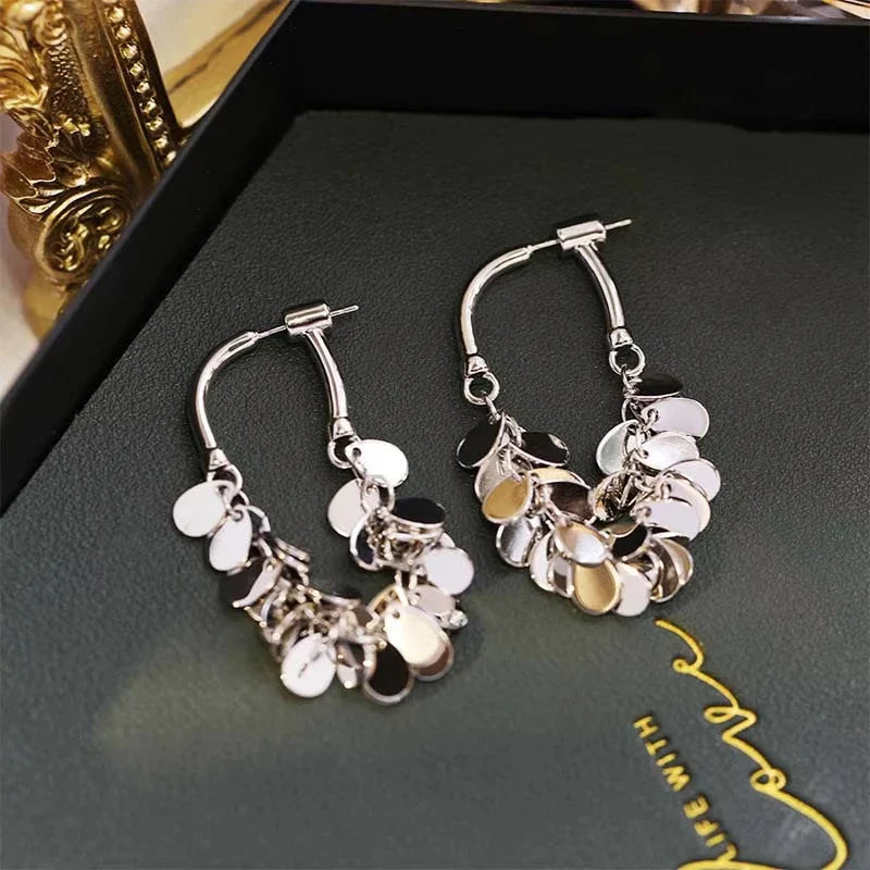 2026 New Senior Luxury Delicate Long Tassels Drop Earrings Fashion Versatile Exaggerate Metal Women Jewelry Girl's Earrings Vera Lux