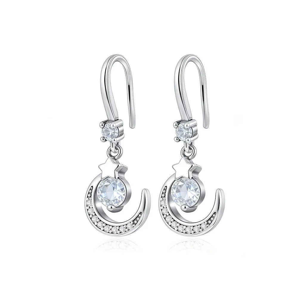 2026 New 925 Silver Elephant Cherry Blossom Butterfly Heart Earrings, a delicate choice for women's fashion jewelry Vera Lux