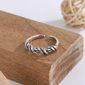 925 Sterling Silver Winding Adjustable Rings For Women Wedding Luxury Jewelry Wholesale Vera Lux