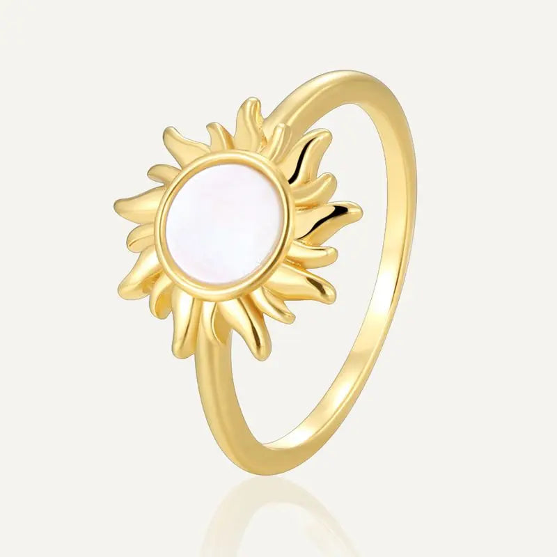 925 Sterling Silve Fashion Wedding Sun Elegant Ring For Women Finger Rings Female Engagement Party Jewelry Accessories Gift ﻿ Vera Lux