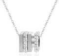 Stainless Steel Vintage Textured Delicate Necklace Vera Lux