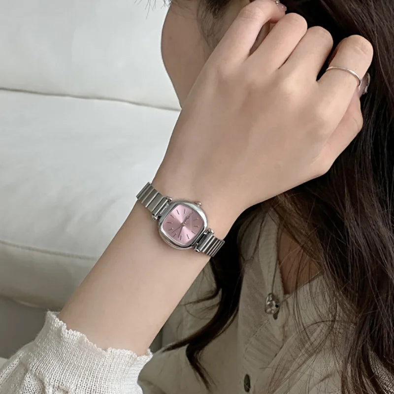 Brand Women Quartz Watch Adjustable Stainless Steel Strap Luxury Gift Ladies Wristwatch Dropshipping Clock Relojes Para Mujer Vera Lux