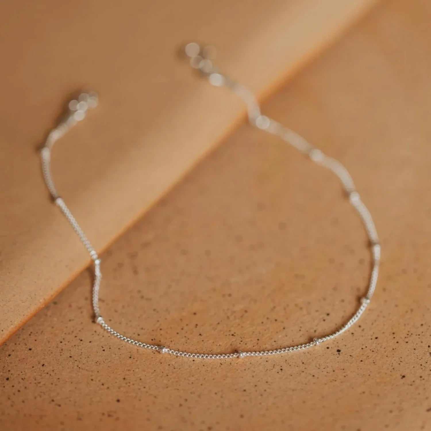SUNIBI Fashionable Stainless Steel Minimalist Bead Decor Anklet Chain For Women Wholesale Dropshipping Vera Lux