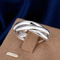 925 Sterling Silver Three Round Engagement Rings For Women Couple Vintage Fine Jewelry Ladies Accessories Gifts Jewellery Vera Lux
