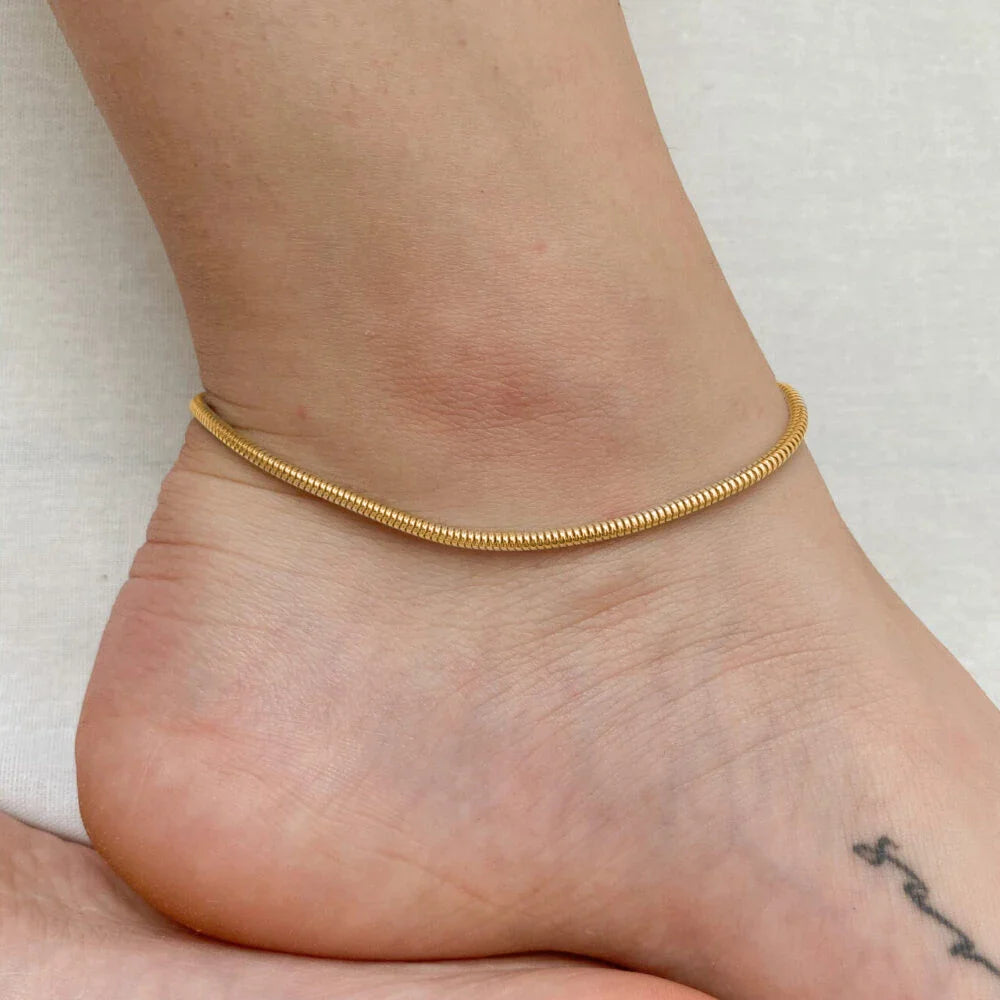 Snake Chain Anklet Stainless Steel Adjustable Chain Ankle Gifts for Women Girls Jewelry Accessories Wholesale Dropshipping Vera Lux