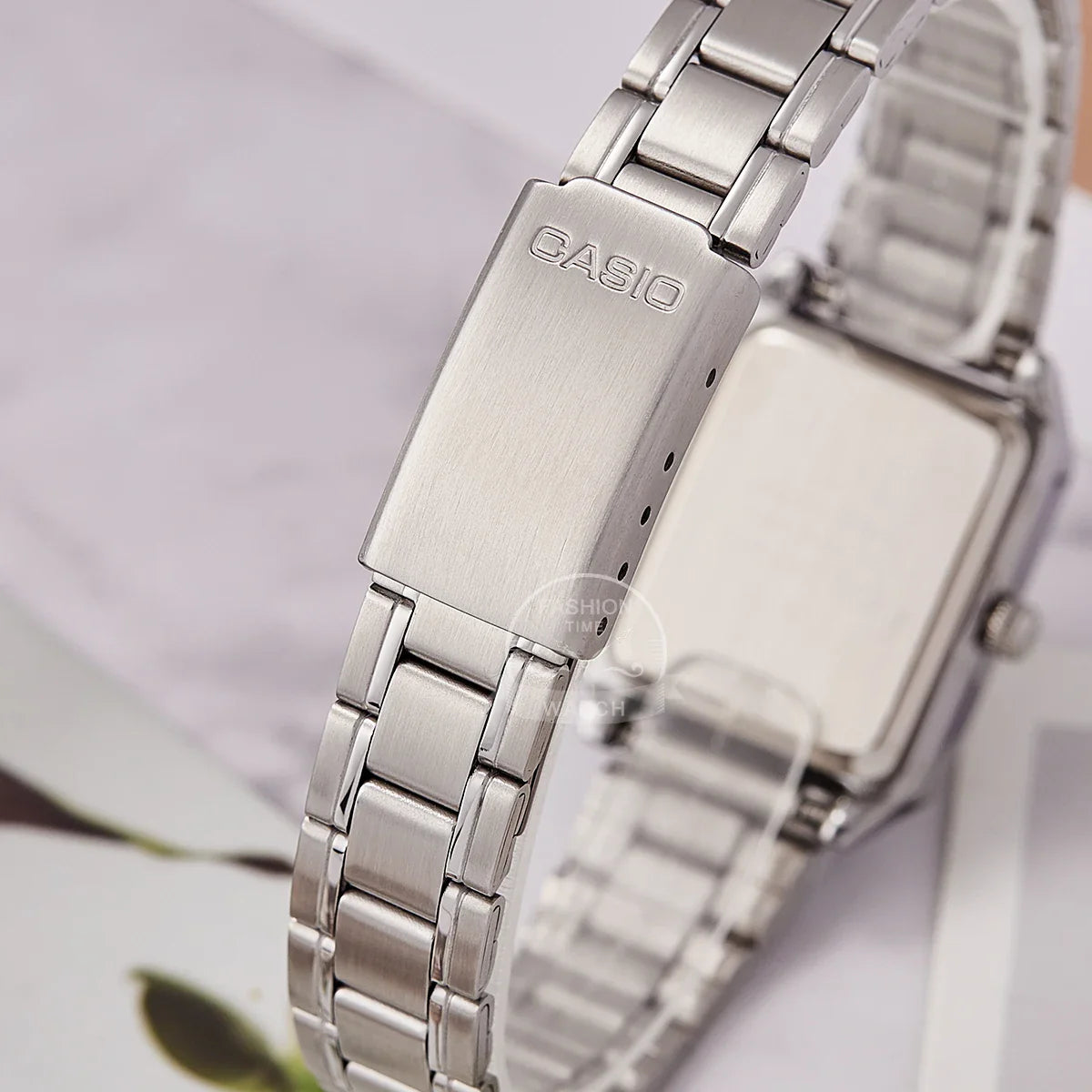Casio watch for women top brand luxury set 30m Waterproof Quartz ladies watch Tonneau shape Stainless Ste reloj mujer LTP-V007D- Vera Lux
