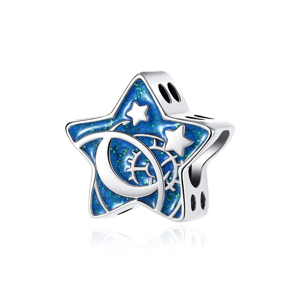 2026 925 Silver Flower, Butterfly, Highland Cow, Motorcycle Pendant Fit European Original Bracelet DIY Jewelry Exquisite Jewelry Vera Lux