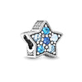 European Summer Blue Series Turtle Flower Pendant Fit S925 European 925 Sterling Silver Bracelet Bangles Necklace Vera Lux