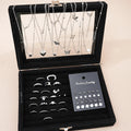 51 Pcs/Set Silver Color Chic Jewelry Set For Women Fashion Butterfly Heart Pearl Necklaces, Earrings, Rings, Match Daily Outfits Vera Lux