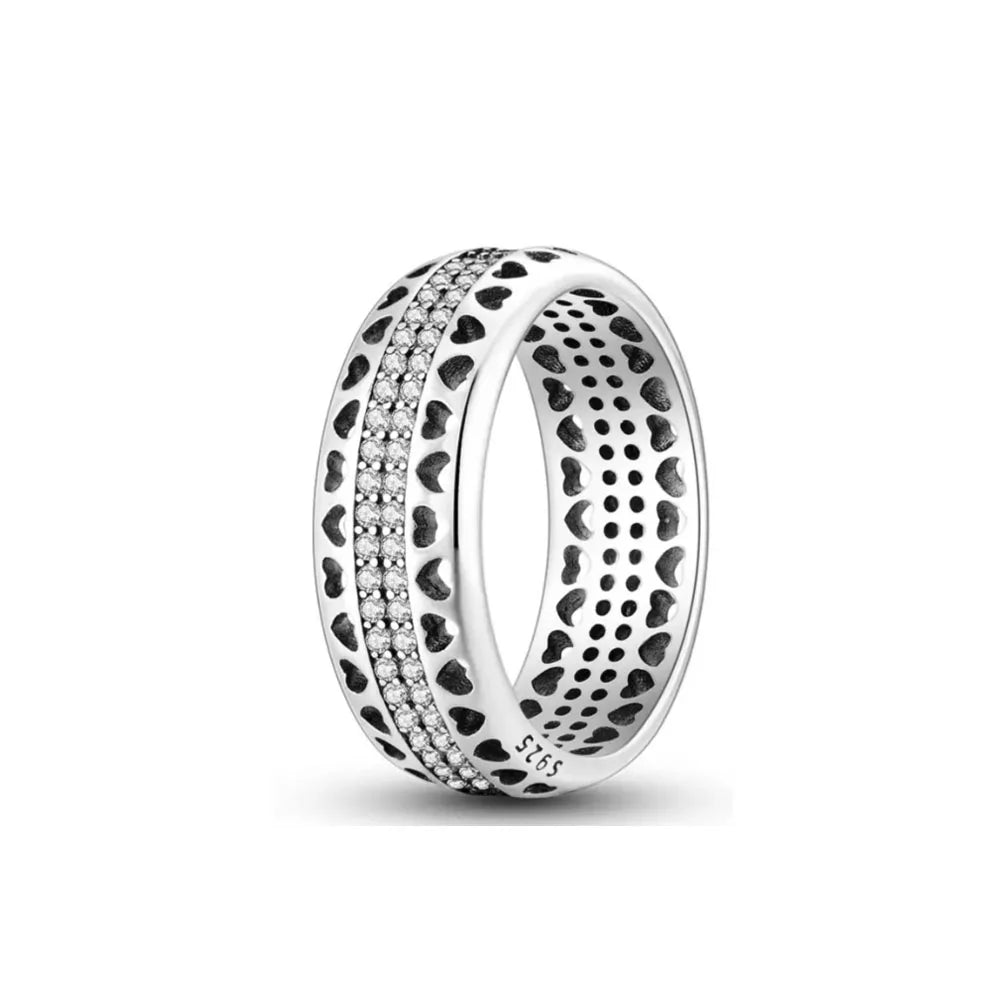 925 Silver Ring New Hot Selling Gold Color Rings Suitable For Any Occasion Bracelet Necklace Matching DIY Birthday Gift Vera Lux