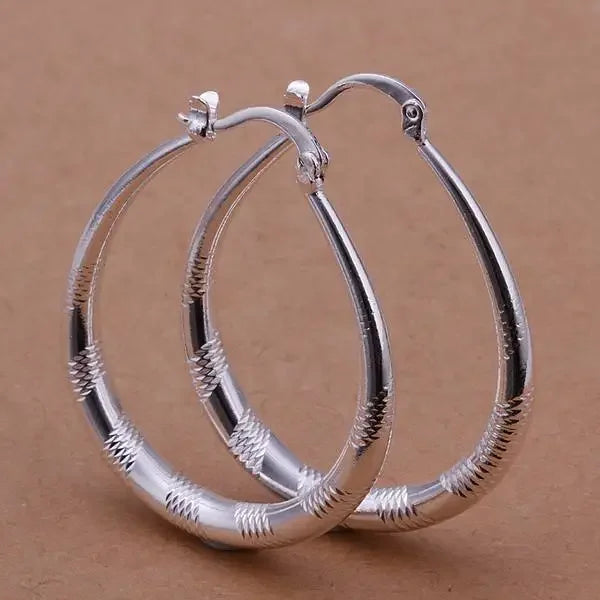 fashion wholesale beautiful 925 Sterling silver Earring for women classic charm Jewelry cute lady wedding party Vera Lux