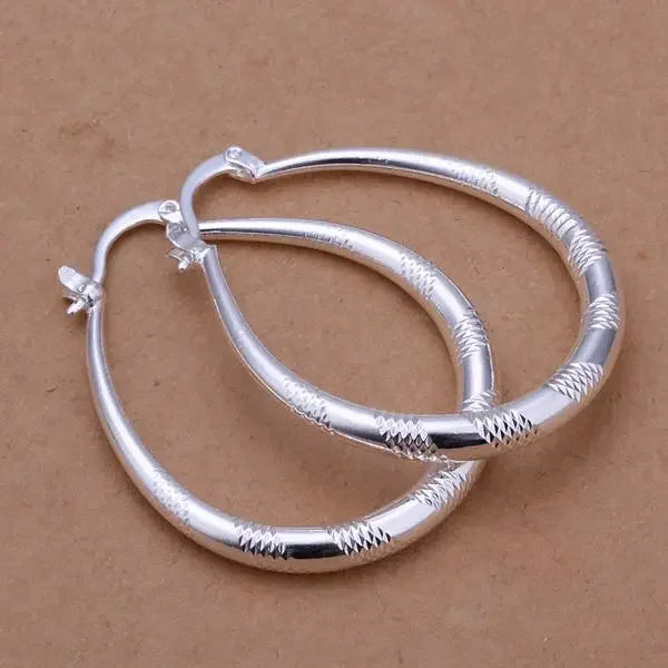 fashion wholesale beautiful 925 Sterling silver Earring for women classic charm Jewelry cute lady wedding party Vera Lux